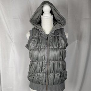 Ivy & Moon Padded Winter Vest Hoodie